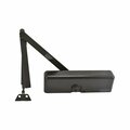 Yale Commercial Multi Size Non Hold Open Door Closer with Cover 690 Painted Dark Bronze Finish 1101BFCOV690